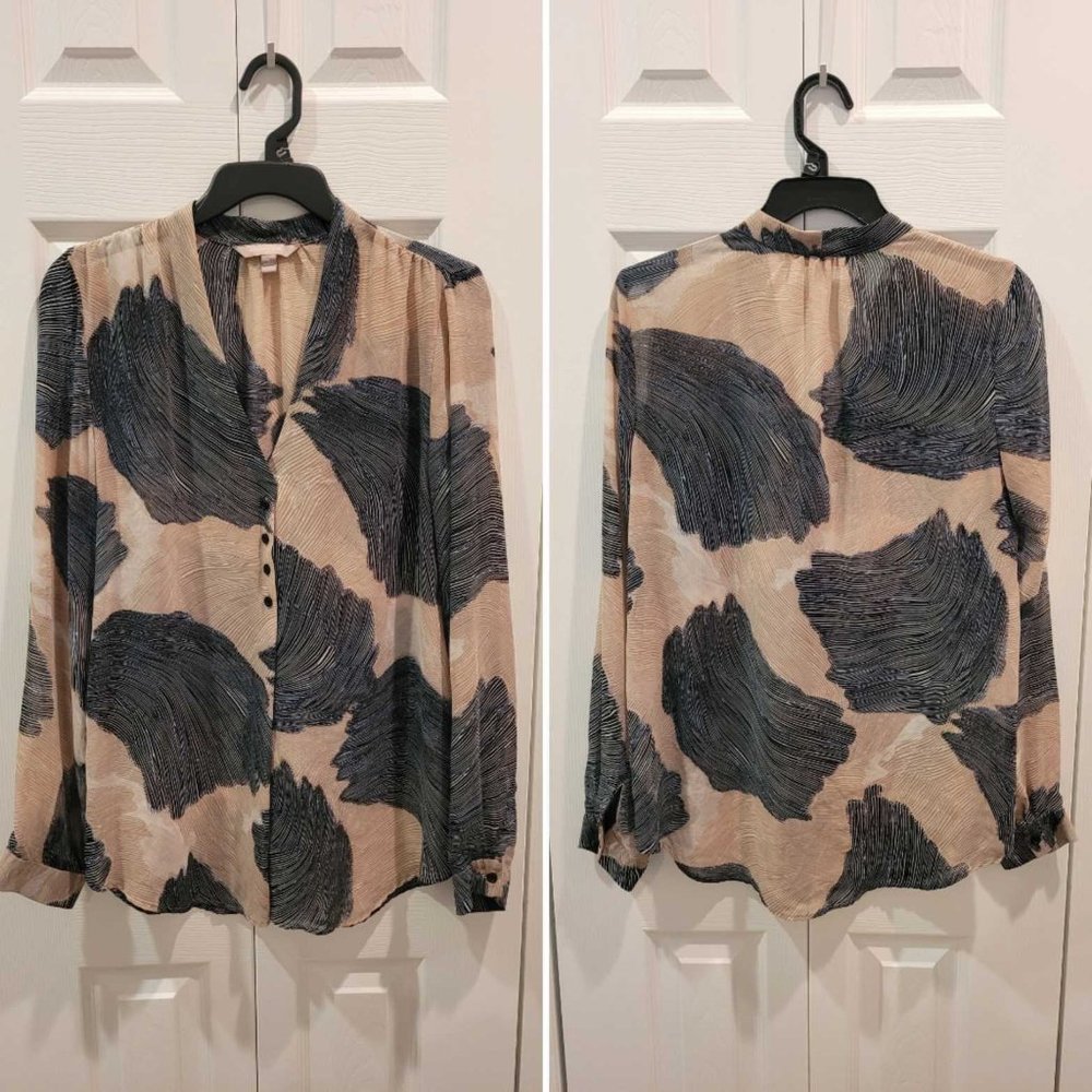 Banana Republic Abstract Blouse